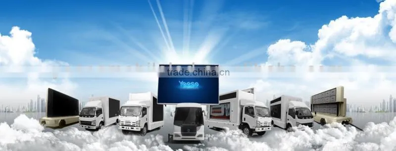 YEESO Mobile LED Container Truck with big portable stage