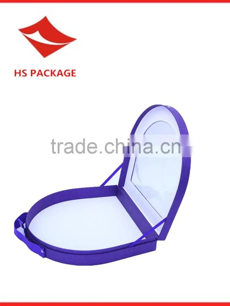 luxury suitcase paper gift box with window