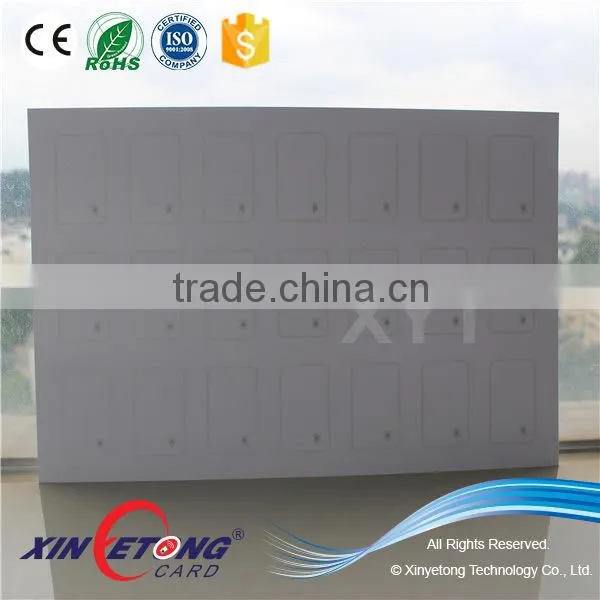 13.56MHz Compatible Classic 1K MF S50 Plastic PVC RFID Inlay For Smart Card Making