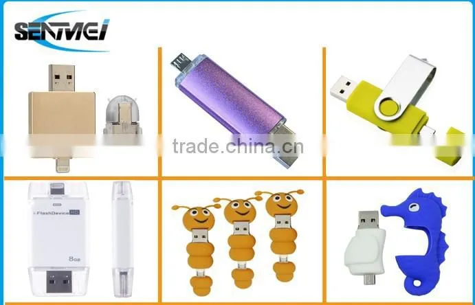 2015 Top-rated OTG USB Flash Memory 128gb for Mobile Phone