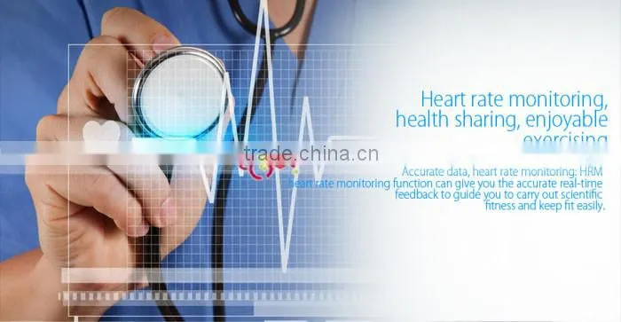 Curved Screen Bluetooth 4.0 Smart Heart Rate Monitor Watch For Android & iOS Silver