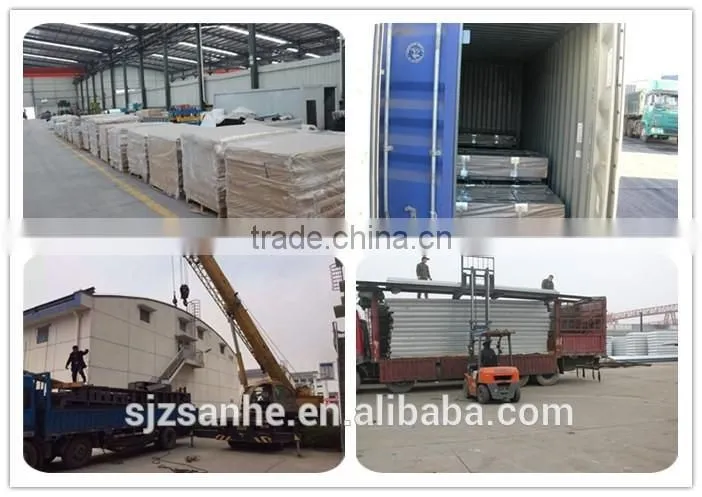 steel corrugated metal curved roof panel