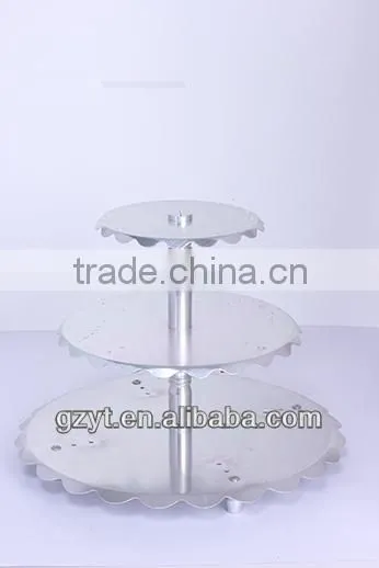 4-Column Aluminum Alloy Cake Stand 6/8/10 Layer