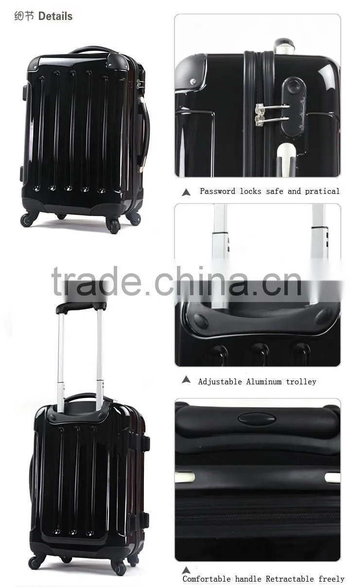 abs and pc trolley luggage set 20'' 24'' 28''/suitcase