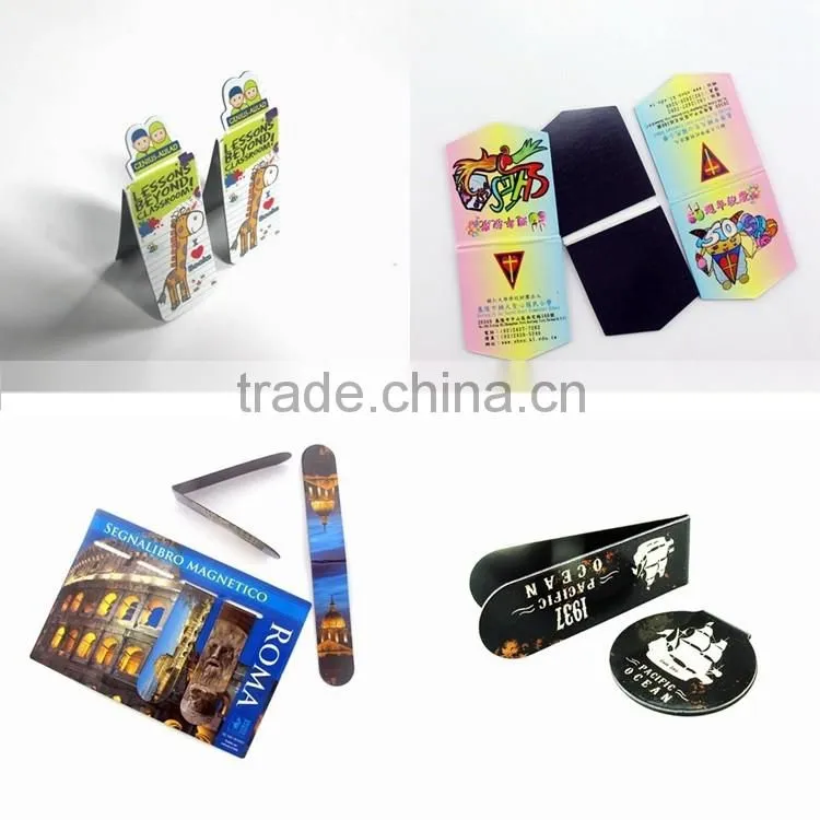 Good quality China export 3d magnetic bookmarks for promotion/bookmark magnet Manufacturers
