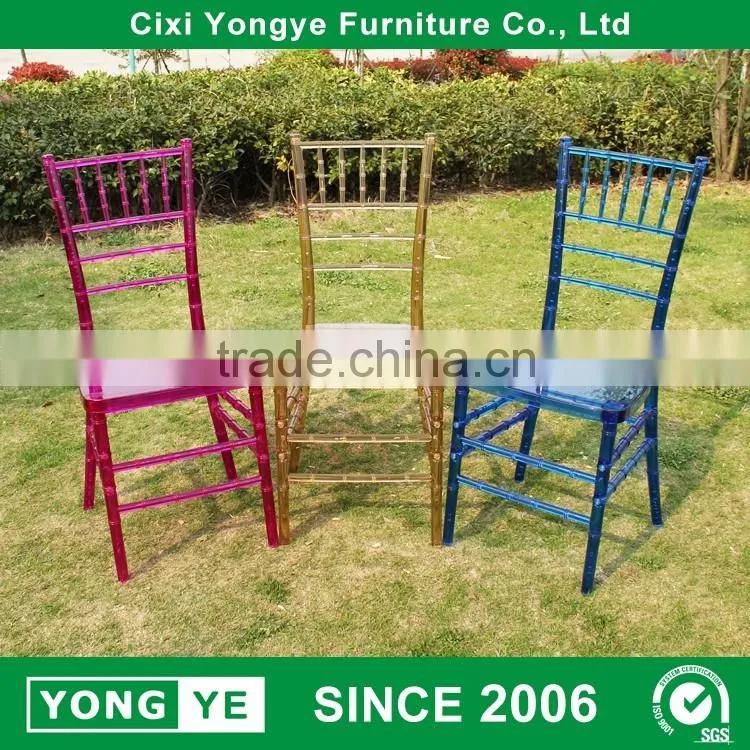 chiavari and tiffany acrylic transparent chair