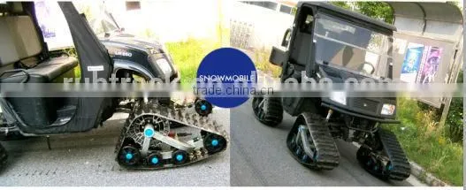 Manufacture rubber tracks for snowmobiles