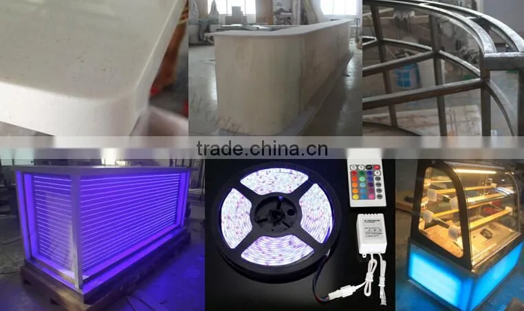 Acrylic solid surface bar counter/translucent stone bar table/modern design bar counter
