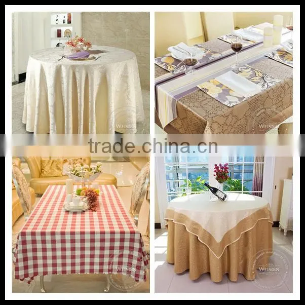 Guangzhou wholesale hotel restaurant luxury banquet wedding rosette table cloth