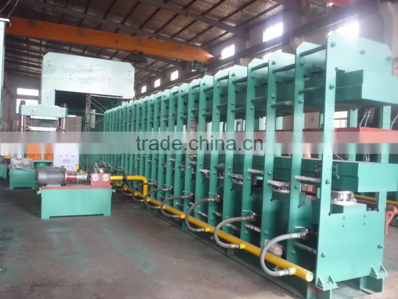 Frame type rubber curing press machine