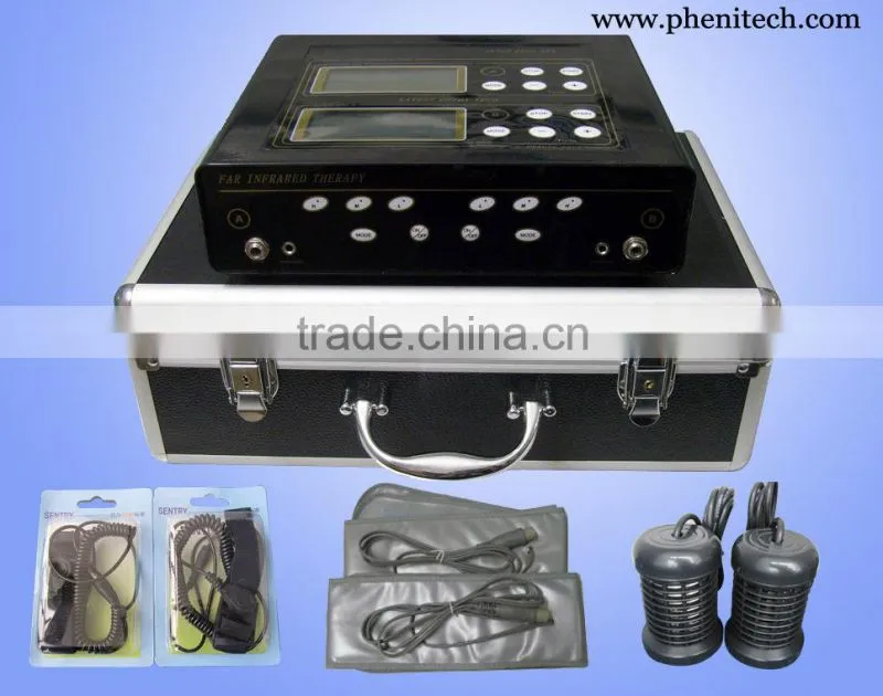 Hi-tech dual detox foot spa machine ion foot spa with big LCD display for health care