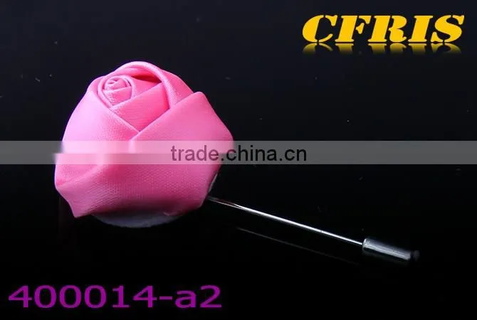 2016 New arriving silk flower bud lapel pins