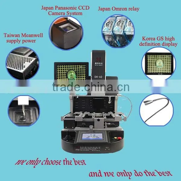 Dinghua DH-A2 laser bga rework kit/ laser pcb bga rework equipment/ laser pcb bga rework tool