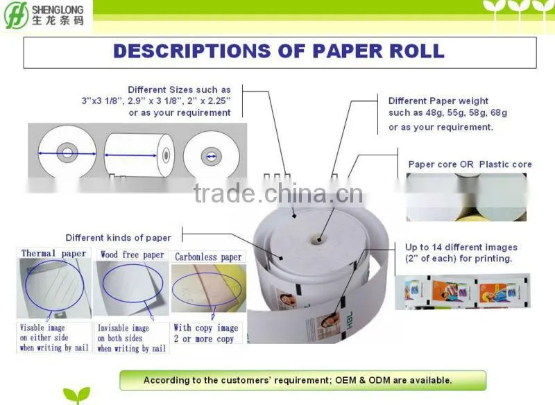 thermal paper roll