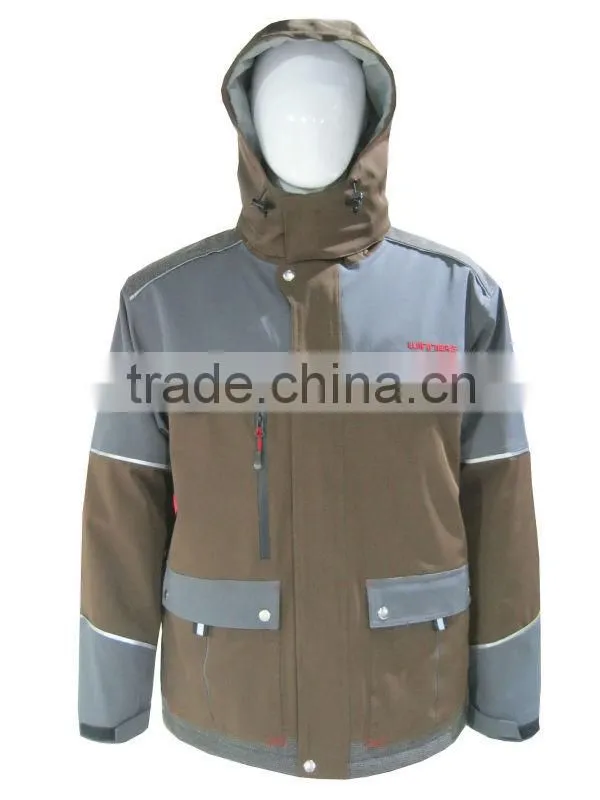 Top brands name men winter jacket workwear(LWM2209AB)