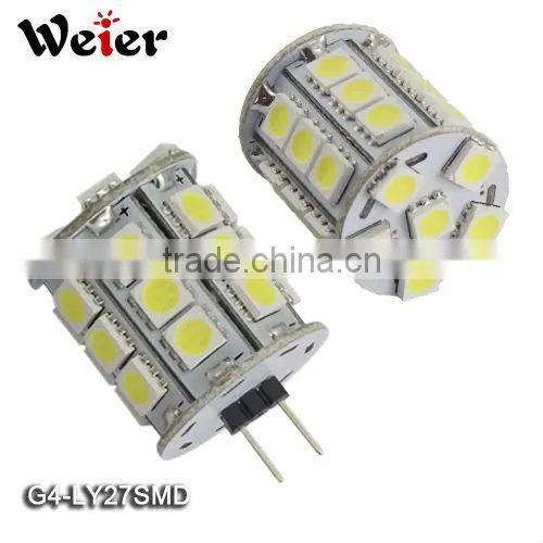 G4 LED 12V AC/DC 4W 27SMD 5050 LED Bulb