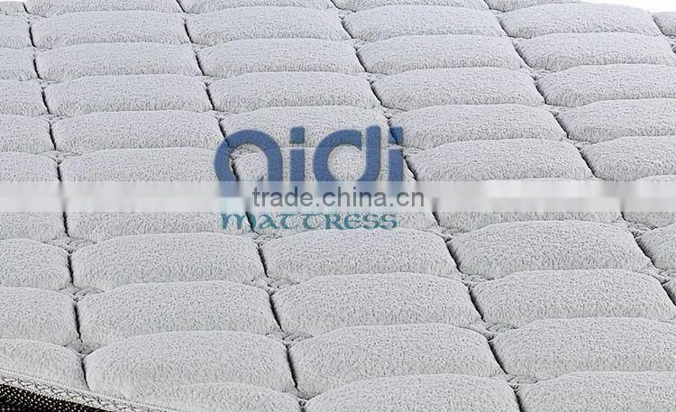 5-Star Hotel Comfortable Pillow Top Pocket Spring High Density Foam Mattress With Elegance AG-1301