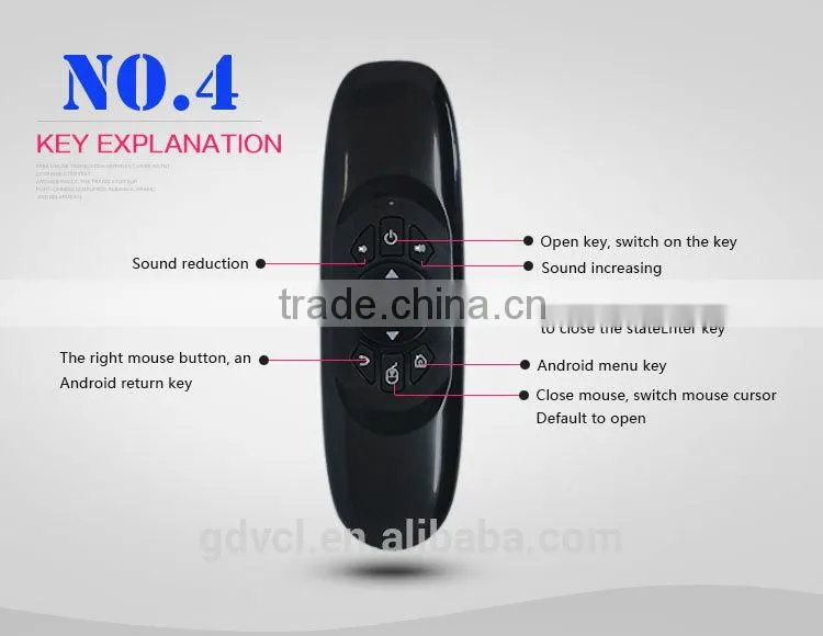 Flying Air Mouse Remote Control 2.4G Wireless Keyboards 2.4G air mouse