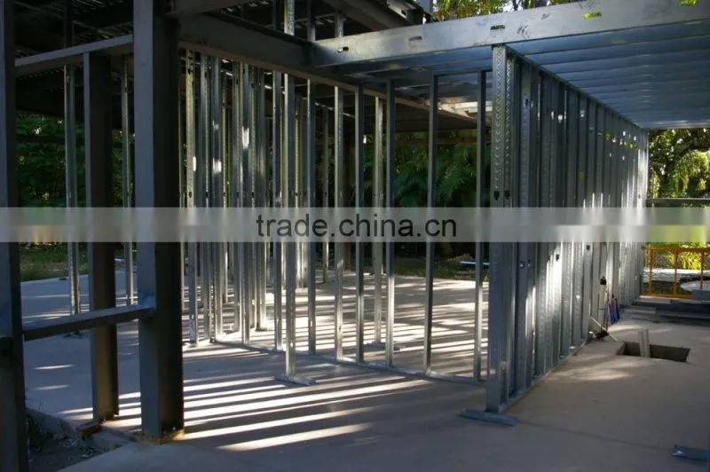 Stud and Track Metal Building Materials for Drywall Partition System