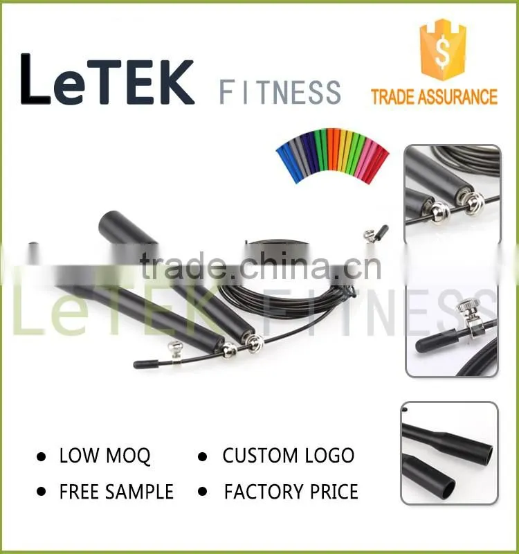 Adjustable Crossfit Speed Jump Rope With Steel Bearing