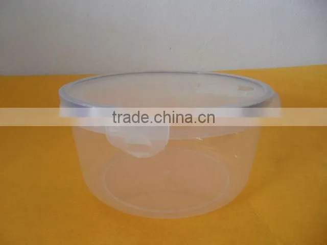 Transparent plastic box