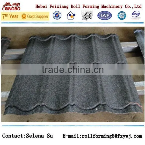 colorful stone coated roofing making production line