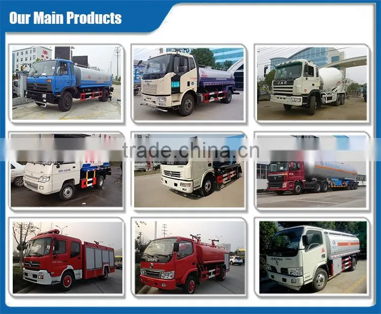 Hot export 5000liters right hand drive fuel tank truck