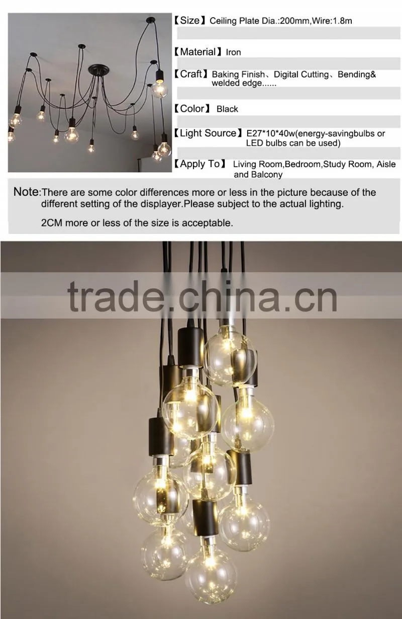 chandeliers & pendant lights edison style light bulbs A19 A60 interior indoor houseware residential ceiling light