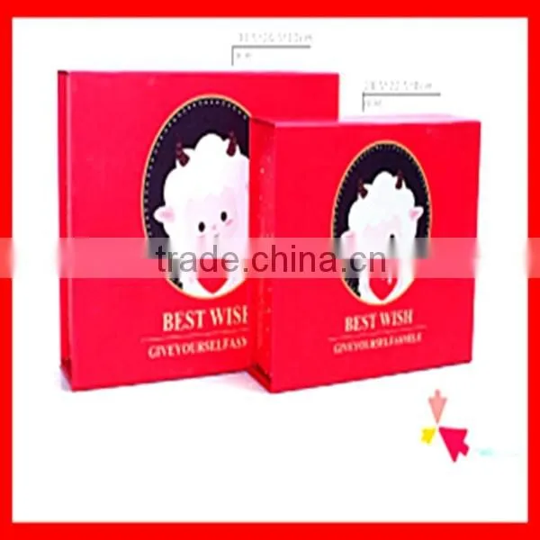 Happy New Year Delicate Design Corrugated Packaging Gift box Wholesale