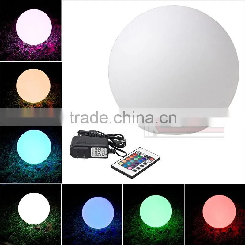 Any Size Decoration Ball Light Remote Control Outdoor RGB Color Change LED Ball