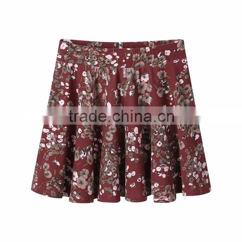 The new print dress fashion female skirts in the summer of cultivate one's morality joker a-line skirt pleated skirts pants