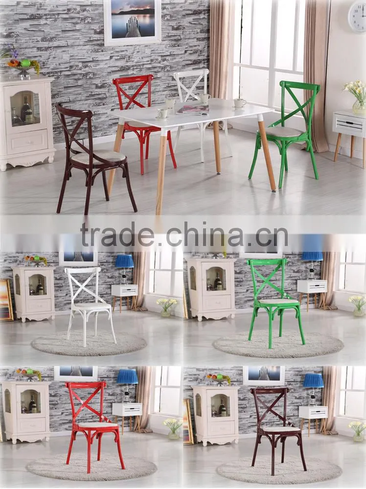 High back good quality outdoor metal garden chair T005