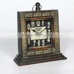 decorative wrought iron wall clock