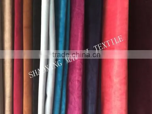 2015 new design 100%polyester imitation cotton velure fabric for sport wear, pillows, toys and so on