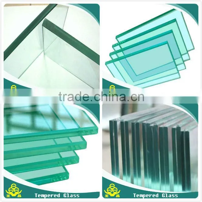 custom shape tempered glass panel price CE SGS ISO certified