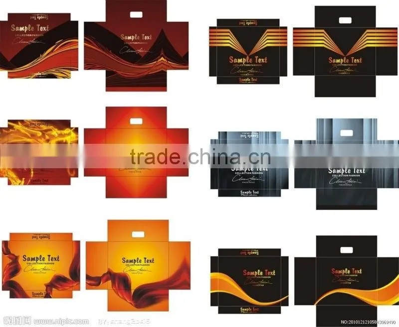 High quality paper material packaging color box