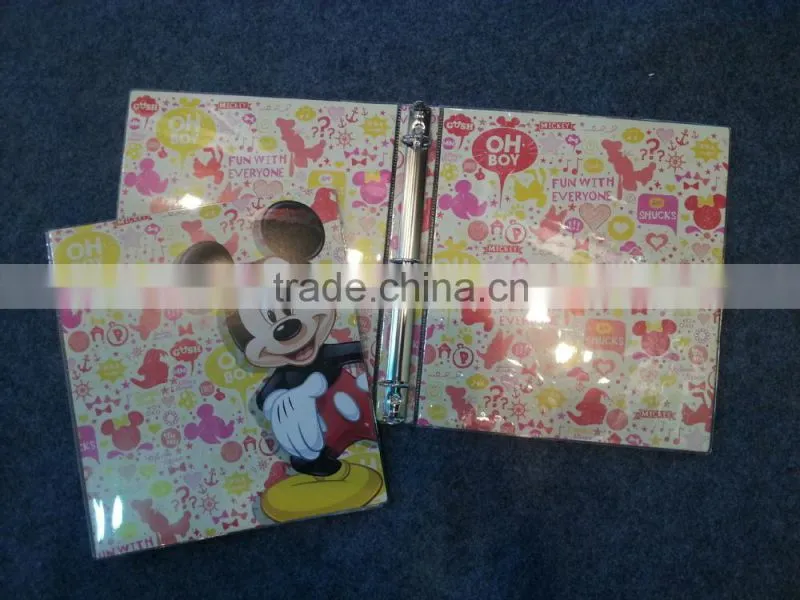 custom logo design pvc clip folder,bone folder