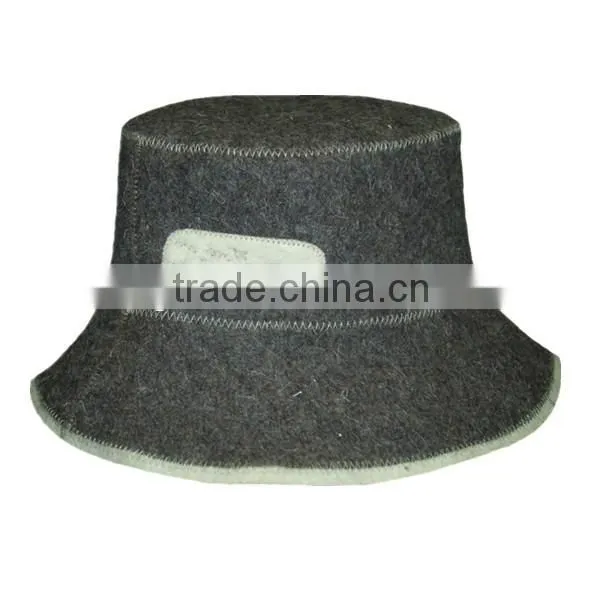 Felted bath cap
