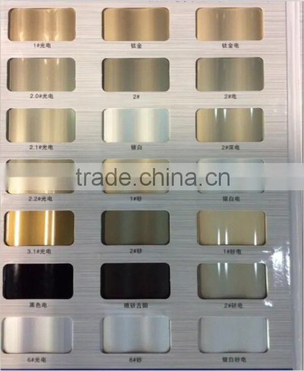 Aluminium profile for high gloss top quality kitchen cabinet