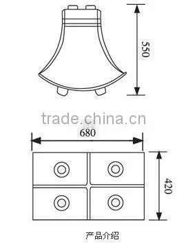 Aluminum Alarm Highpower Speaker 600W HS600-01