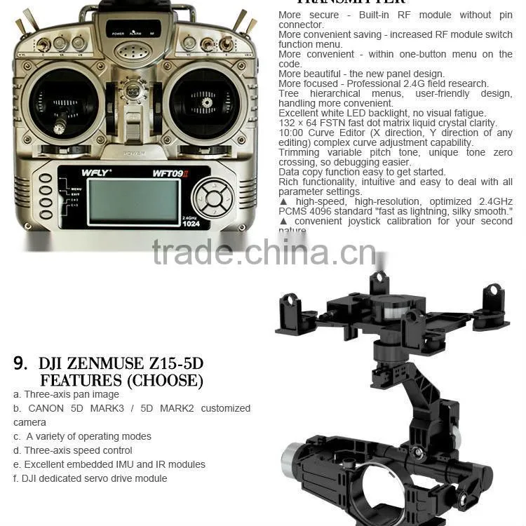 HIGH QUALITY Royalplay Drone Octocopter i1000 Octocopter for Aerial Photography