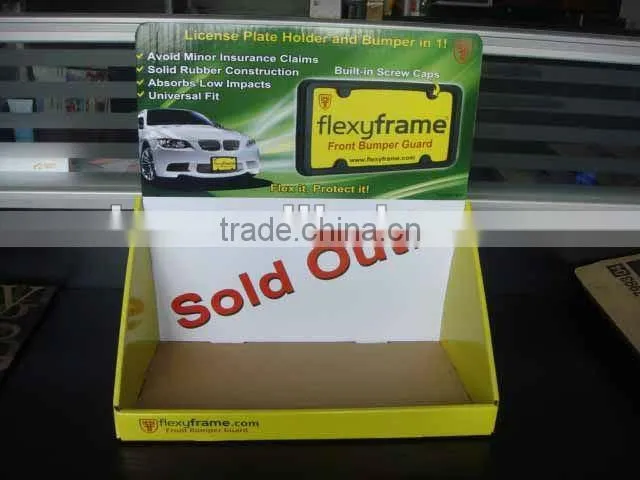 Big standard corrugated display shelf