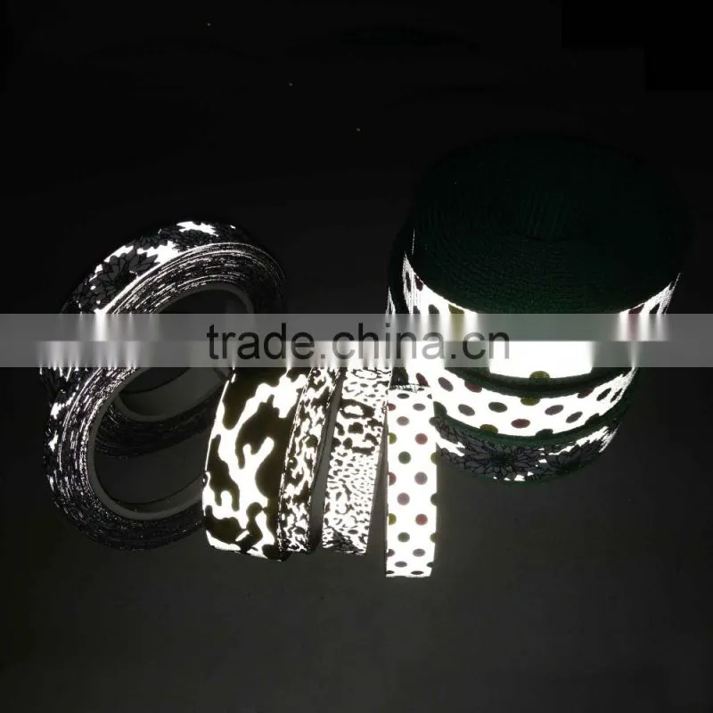Factory Manufacture Wholesale Custom Reflective Nylon Webbing