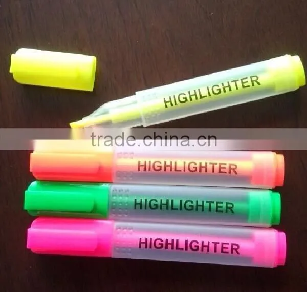 high qualityn flat colorful highlighter marker