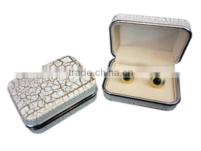Metal cufflink box