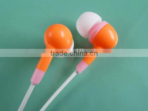 Most popular custom colorful earphone&earbud for promotion