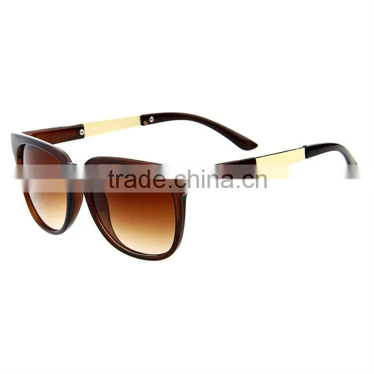 2015 new stylish plastic sunglasses high class