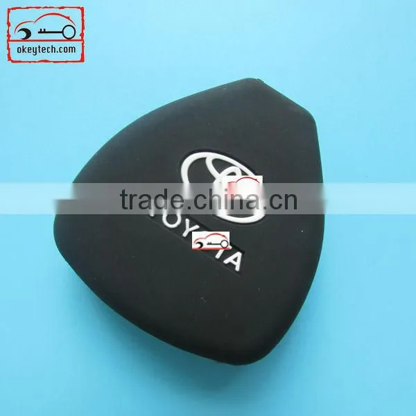 Okeytech silicone key cover Toyota Camry 4 buttons silicone key cover for silicone car key cover