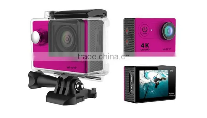360 degree underwater fish finder 4k video camera for H9 action camera