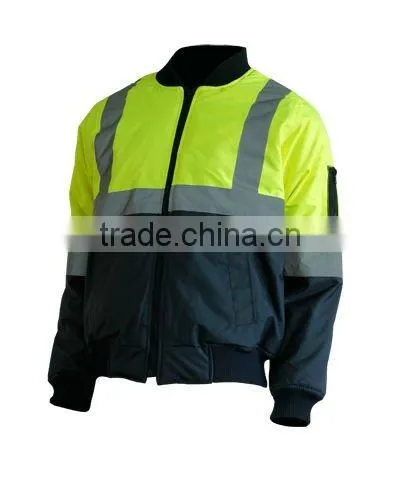 High Visibility Two -Tone bomber jacket wholesale